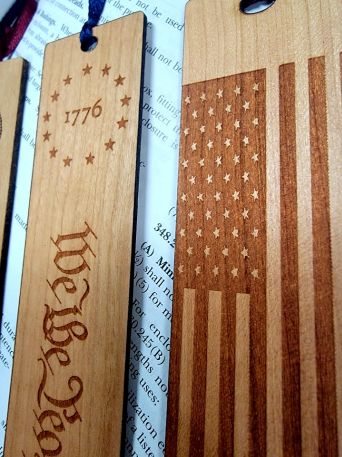 Wooden Bookmarks – Engraved By Us